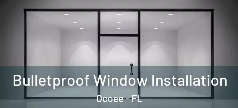 Bulletproof Window Installation Ocoee - FL