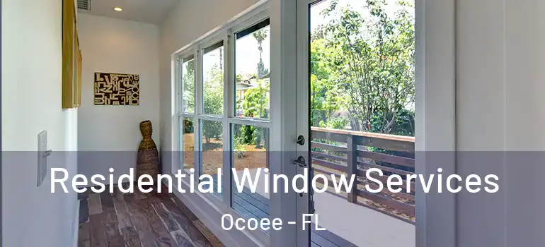 Residential Window Services Ocoee - FL