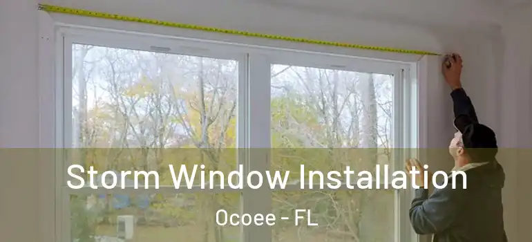 Storm Window Installation Ocoee - FL