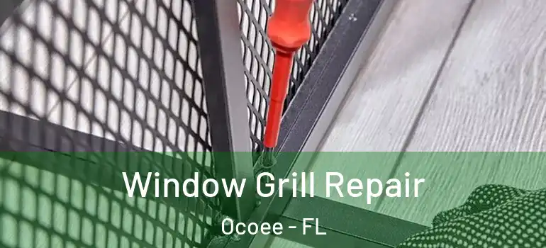 Window Grill Repair Ocoee - FL