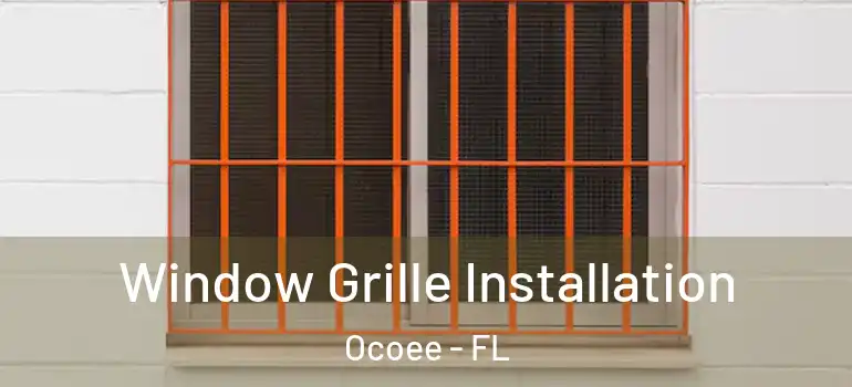Window Grille Installation Ocoee - FL